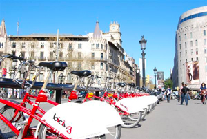 Barcelona by bicycle